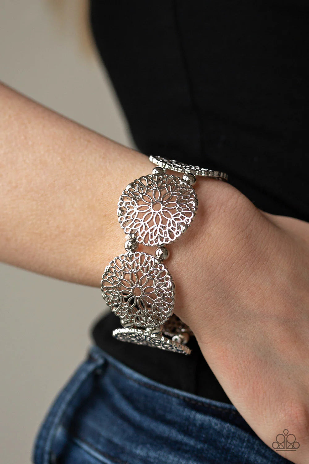 A Good MANDALA Is Hard to Find - Silver Bracelet
