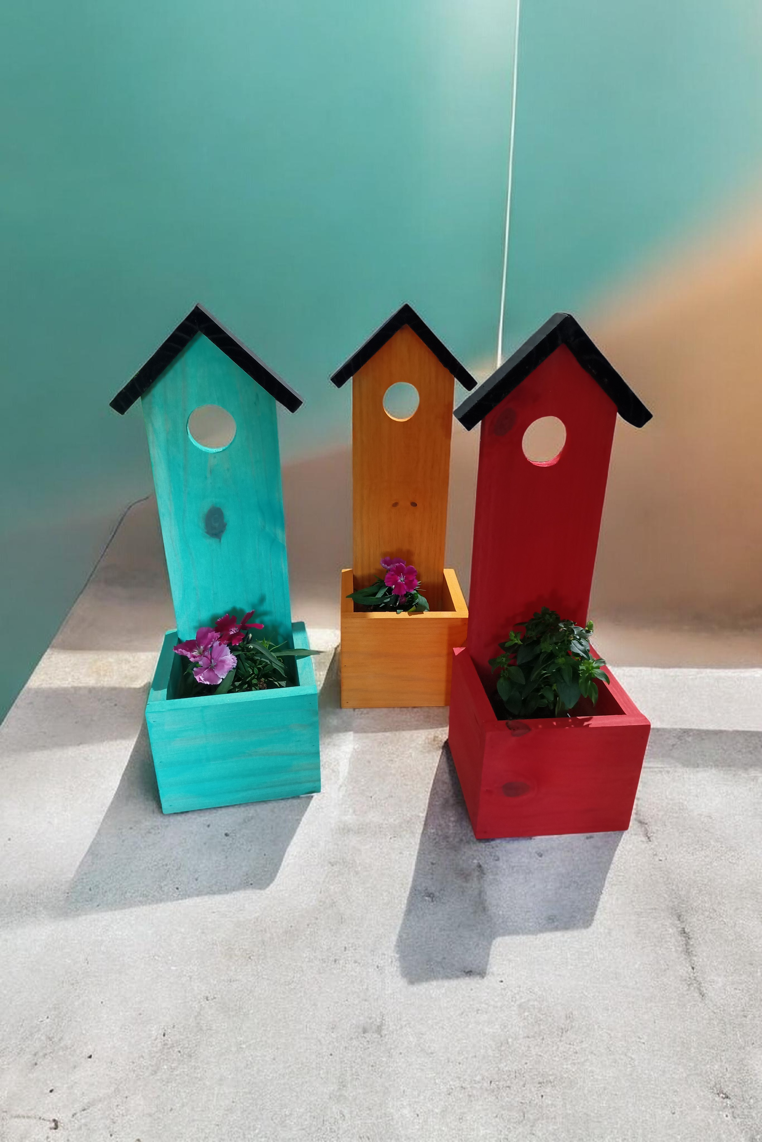 Bird House Planter Box