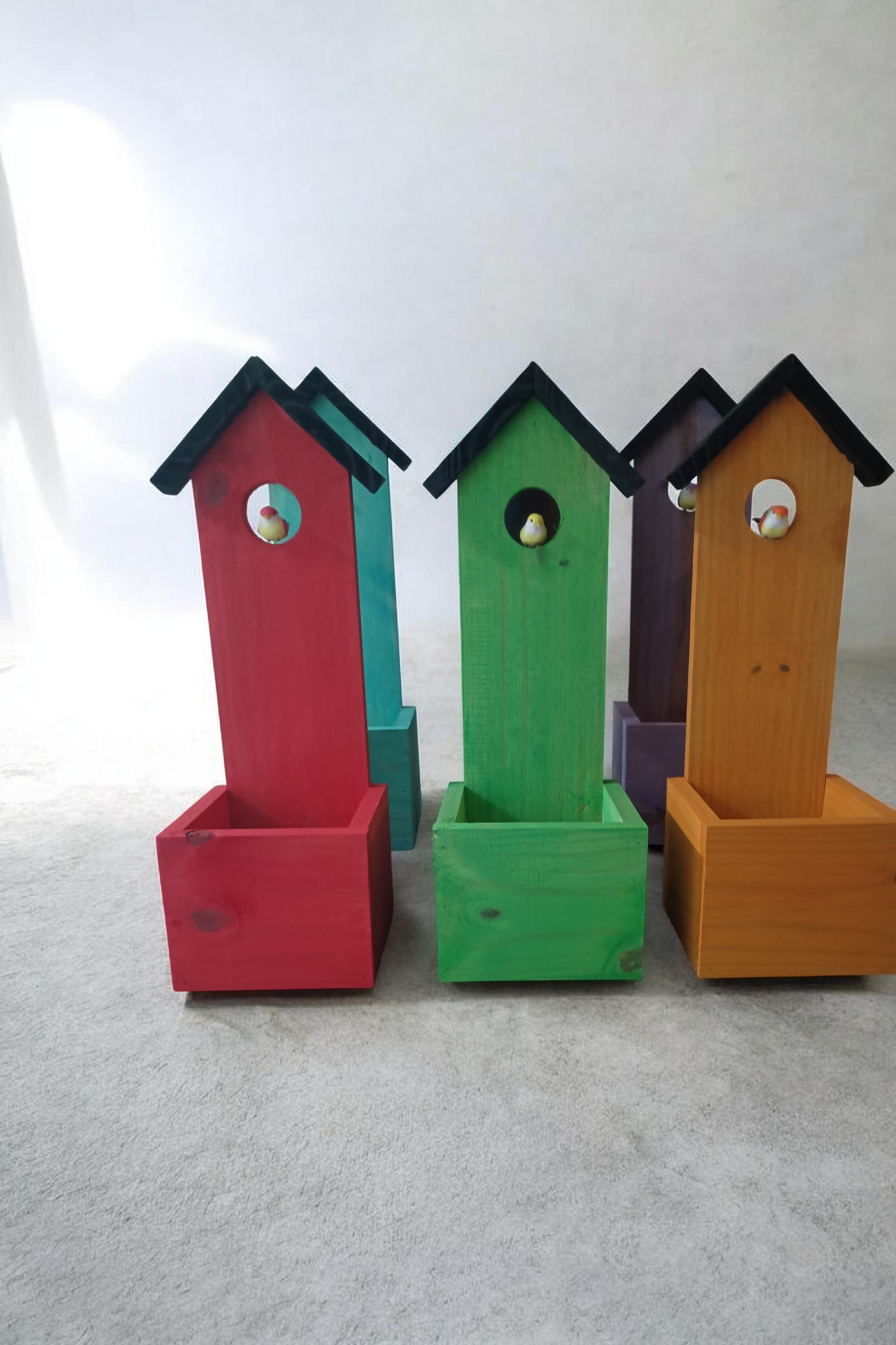 Bird House Planter Box