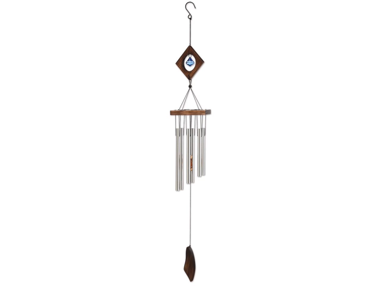 35" Diamond Wind Chime Garden Decor
